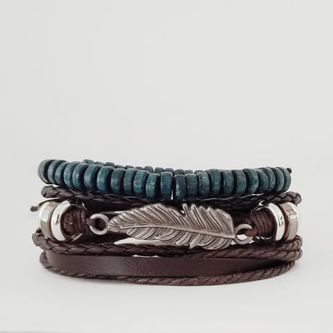 Madrid Feather Bracelet Set