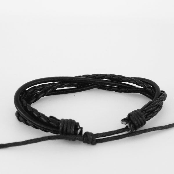 Black Multi-Strands Bracelet
