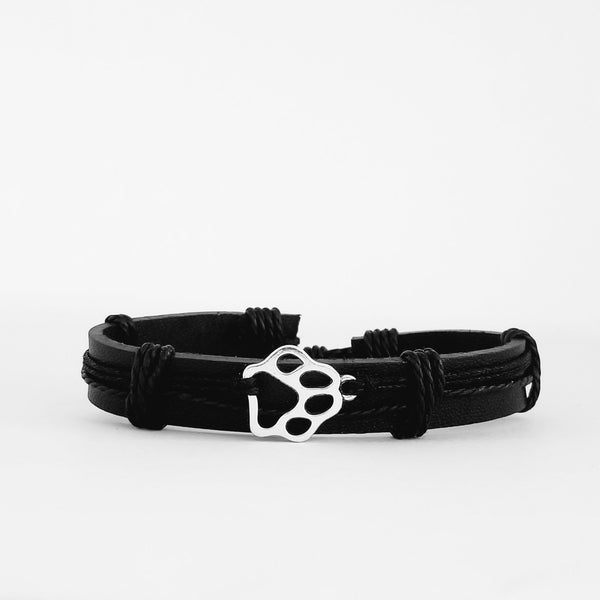 Paw Black Bracelet