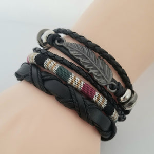 Lassen Feather Bracelet Set