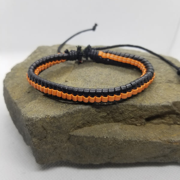 Orange Black Bracelet