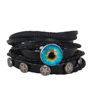 Strange Evil Eye Multilayer Bracelet Set