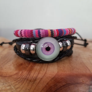 Evil Eye Bracelet Set