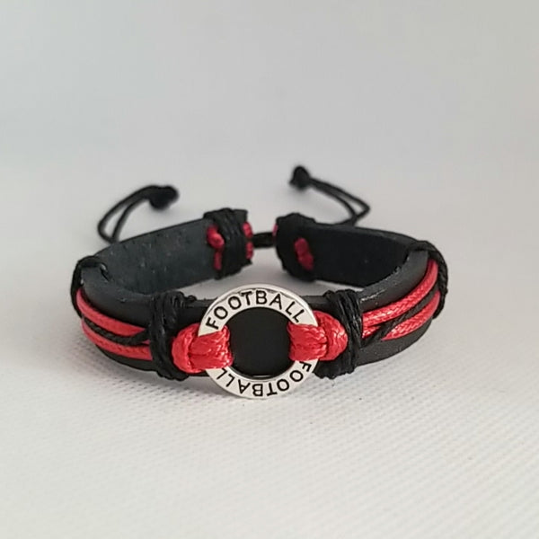 Football Bracelet - Red
