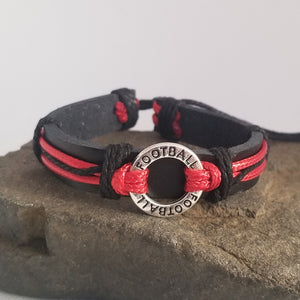 Football Bracelet - Red