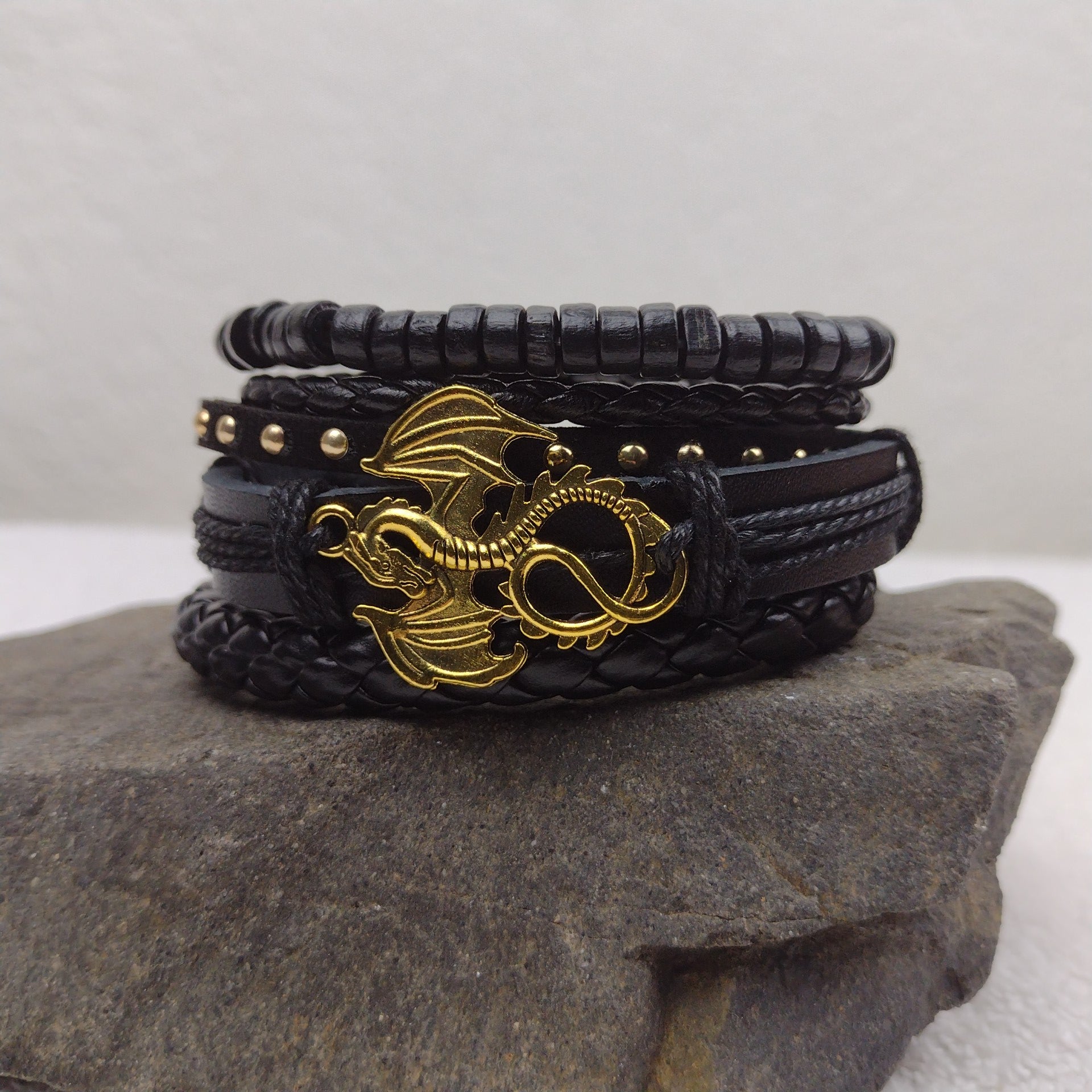 Renaissance Dragon Bracelet Set