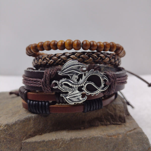 Renaissance Dragon Bracelet Set