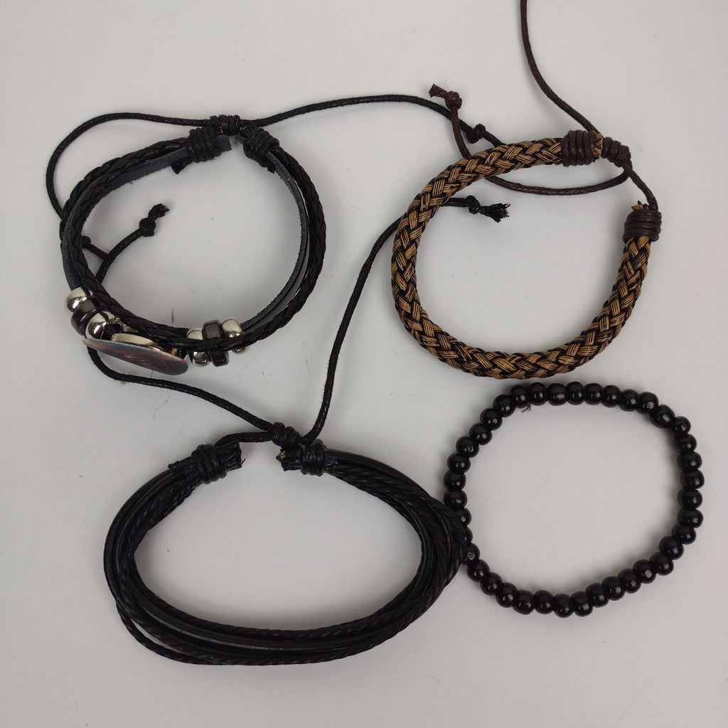 DAD Bracelets for Father, Mens Leather Bracelets, Stamped Bracelet, Real  Leather, Guitar Pick, Personalized Bracelet, Music Lover Gifts - Etsy