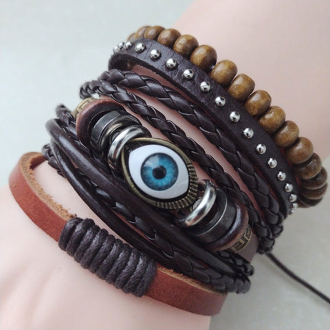 Evil Eye Renaissance Bracelet Set