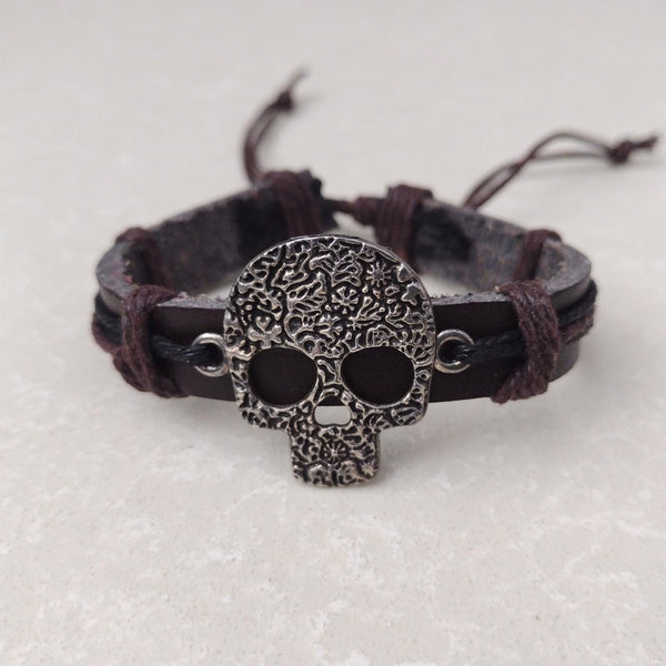 Pirate Skull Bracelet Set