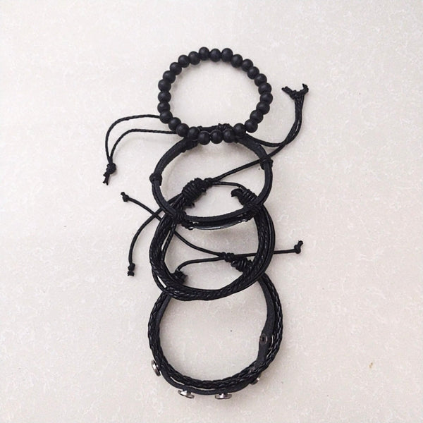 Witchy Bracelet Set - black