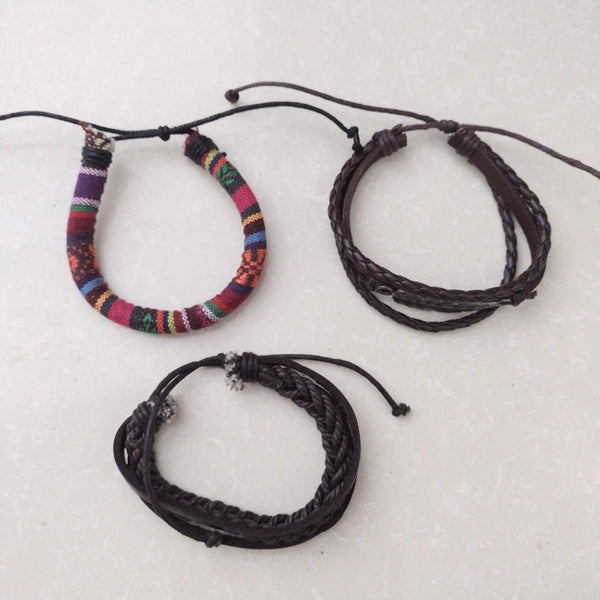 Native American Feather Bracelet Set - C2