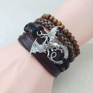 Mystic Flying  Dragon Bracelet Set