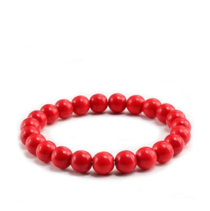 Red Beads Bracelet