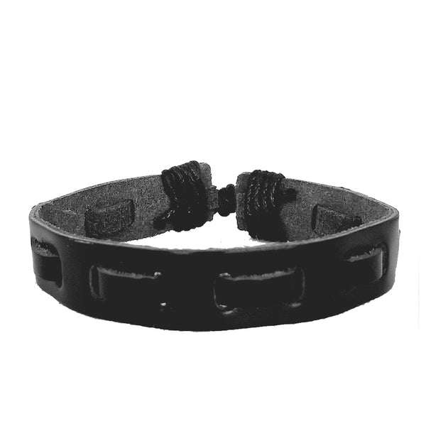 Black Interweave Bracelet