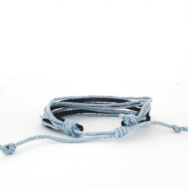 Blue & Black Multi-Strand Bracelet