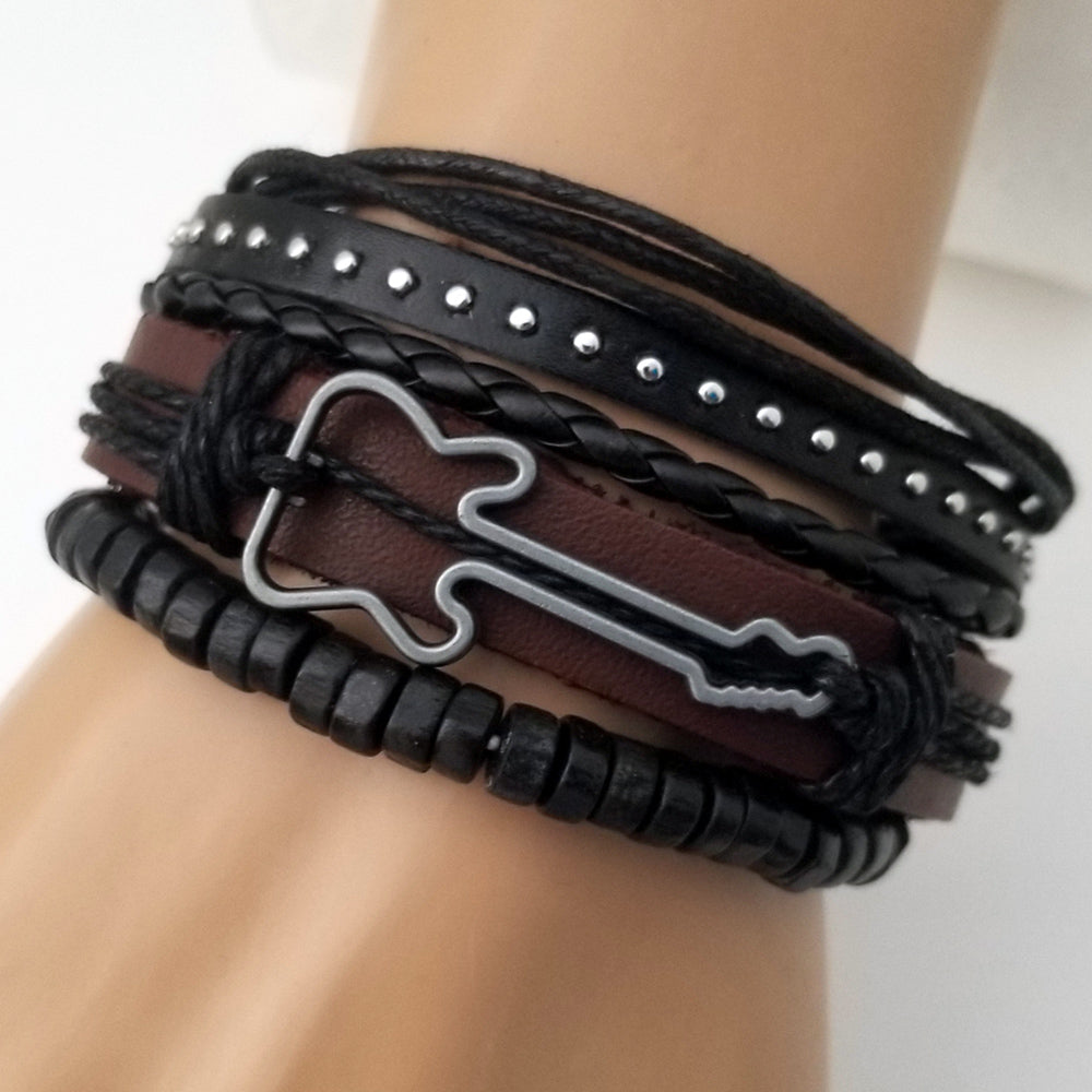 【TOWTOW.ARCHIVE】 MAUI LEATHER BRACELET-BROWN : ARCHIVE-005 MAUI LEATHER BRACELET-NAVY : ARCHIVE-005 - towtow.archive