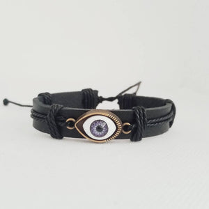 Evil Eye Bracelet - Blue/Purple
