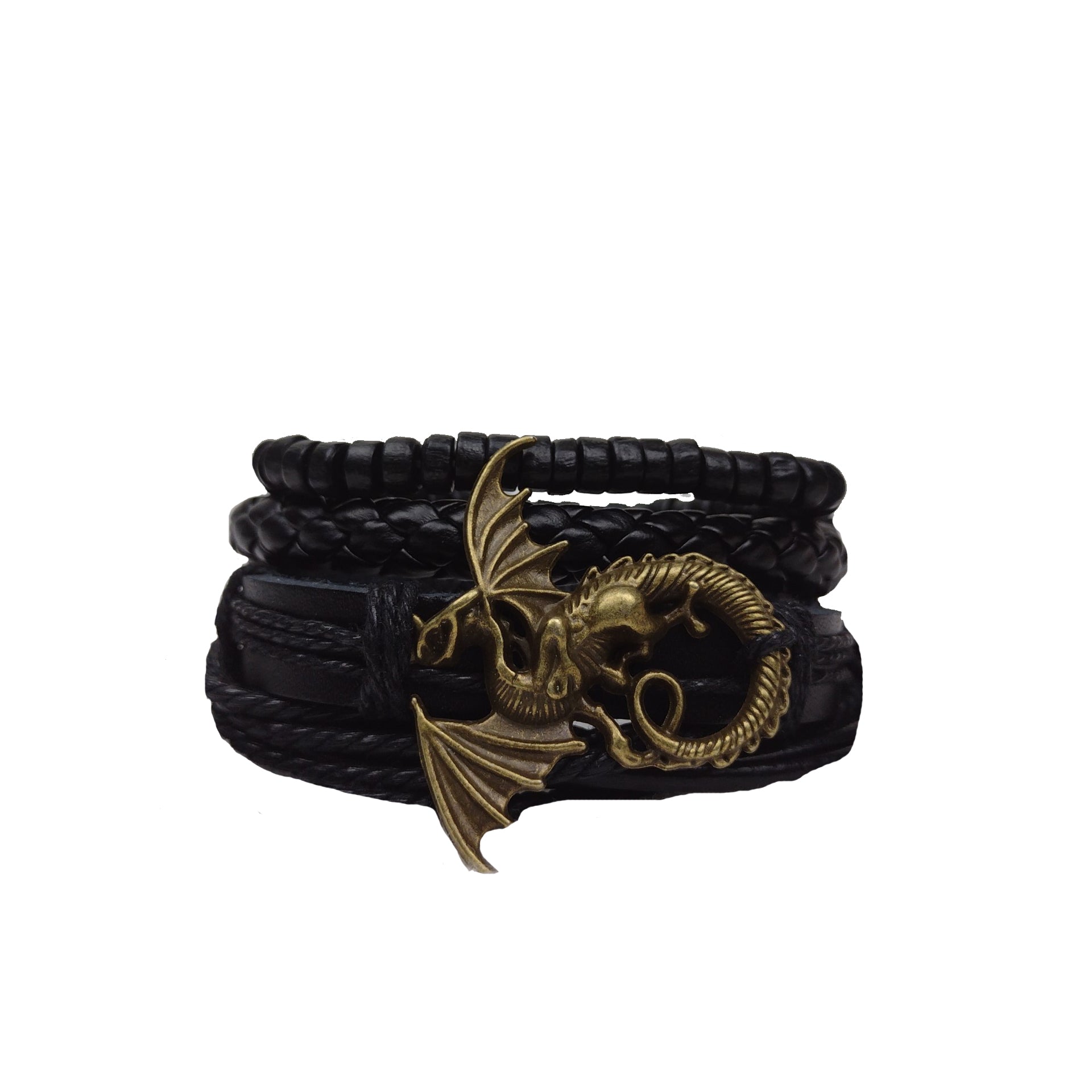 Medieval Dragon Bracelet Set